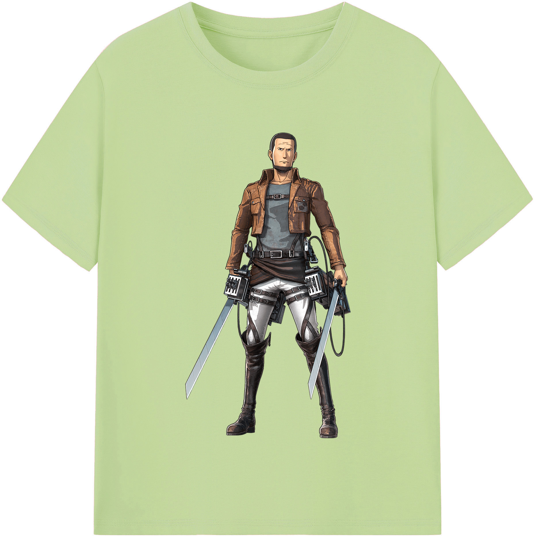 （画像用） 進撃の巨人 Attack on Titan 綿100％半袖Tシャツ（フロントプリント）